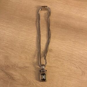 Elegant Silver Pendant Necklace